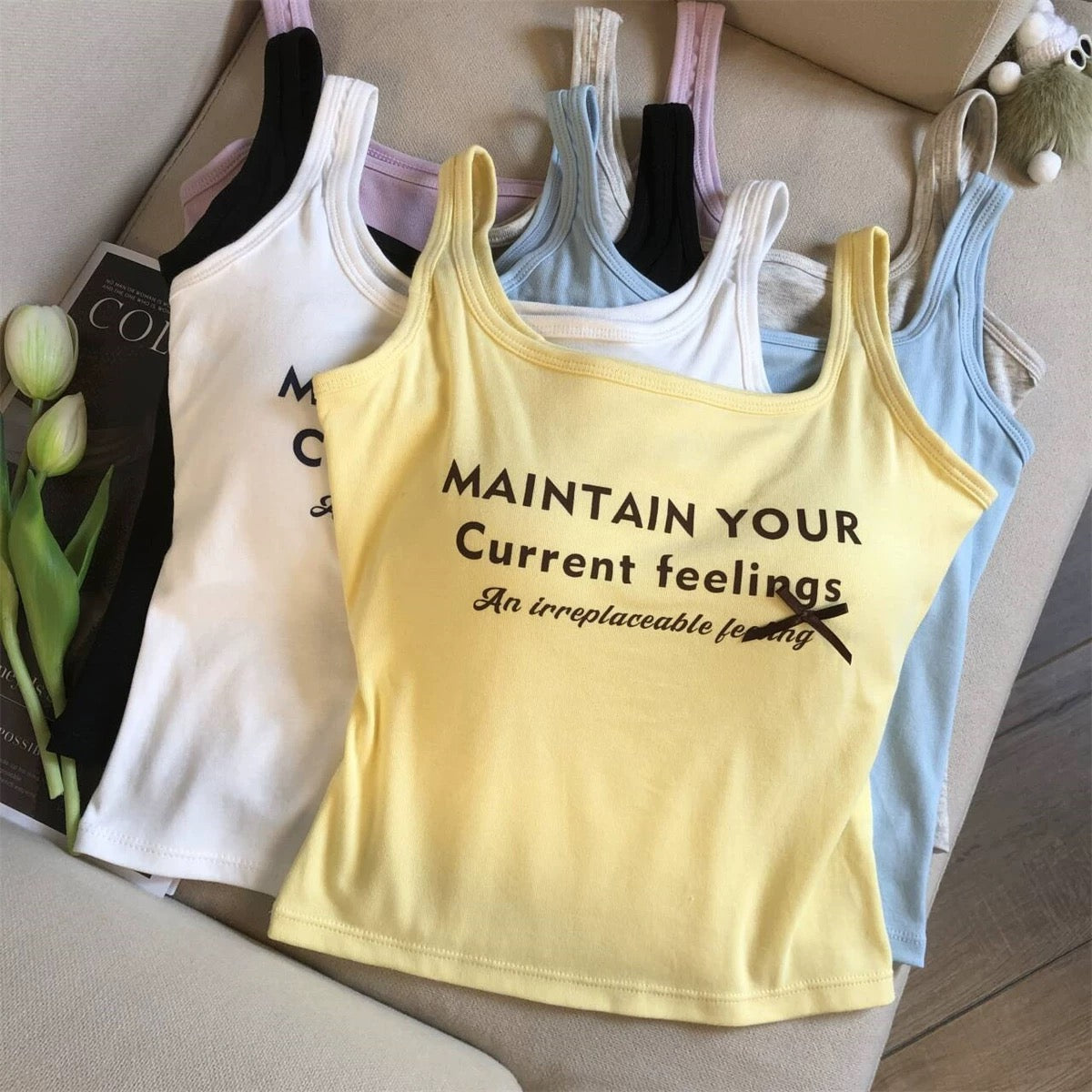 Feelings Built-In Bra Top